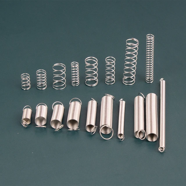 200Pcs/set Spring Assortment Kit 20 Sizes Galvanized Steel Compression Springs Mechanical Extension Springs Set for Home Repairs 2
