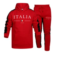 Automne hiver 2025 ensembles décontractés pour hommes deux pièces Jogging à capuche offres spéciales vêtements de sport homme tenue quotidienne hommes survêtement ensemble sport 3
