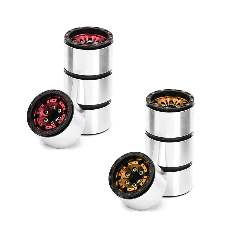 4 Pezzi In Lega Di Alluminio 1.0 Mozzi Per Cerchioni Beadlock Per 1/18 Trx4M Bronco Defender, 1/24 Axial Scx24 Parti Di Aggiornamento