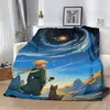 Carcoon The Little Prince Printed Blanket Picnic Blankets Warm Blanket Soft and Comfortable Blanket Home Travel Birthday Gift 6