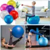 Exercise Yoga Ball Yoga Balance Stability Swiss Ball Support Up to 200 lbs Suitable for office home work gym 6