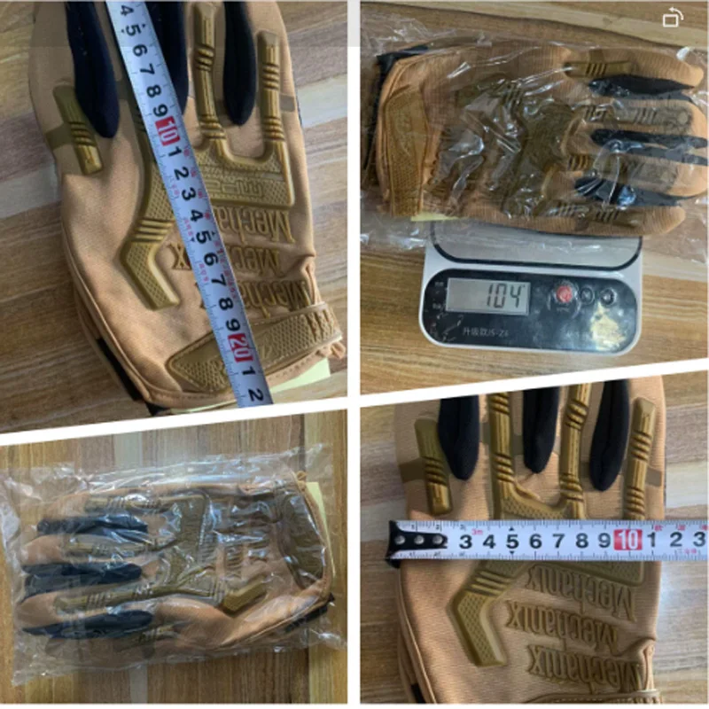 Full Finger Protective Gloves for Male Training Fighting Outdoor Bicycle Riding Cycling Gloves