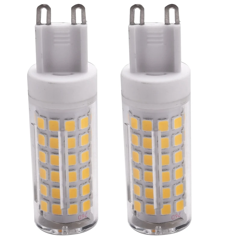 

10W G9 100 LED Light Bulbs LED Corn Light Bulbs Ceramic, No Flicker, Wide Beam Angle, 2PCS