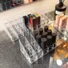 Convenient Plastic Lipstick Storage Box Save Space 12/18/36 Grids Nail Polish Shelf Makeup Lip Gloss Organizer Keep Tidy 4