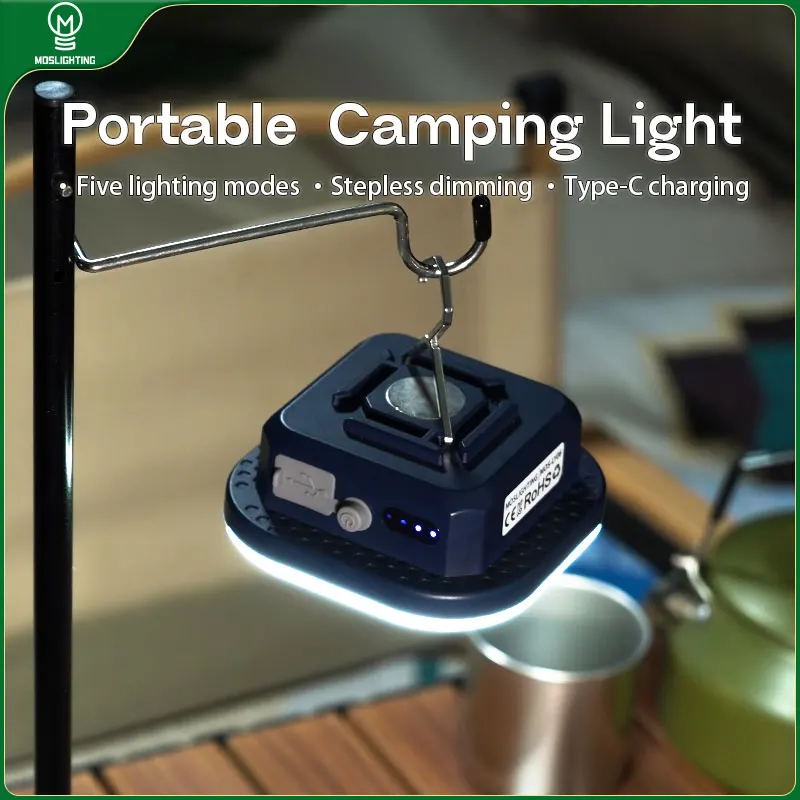 Outdoor Camping Lantern Portable Fast Rechargeable LED Hanging Tent Battery Lamp Household Emergency Lights MOSLIGHTING 30W 50W