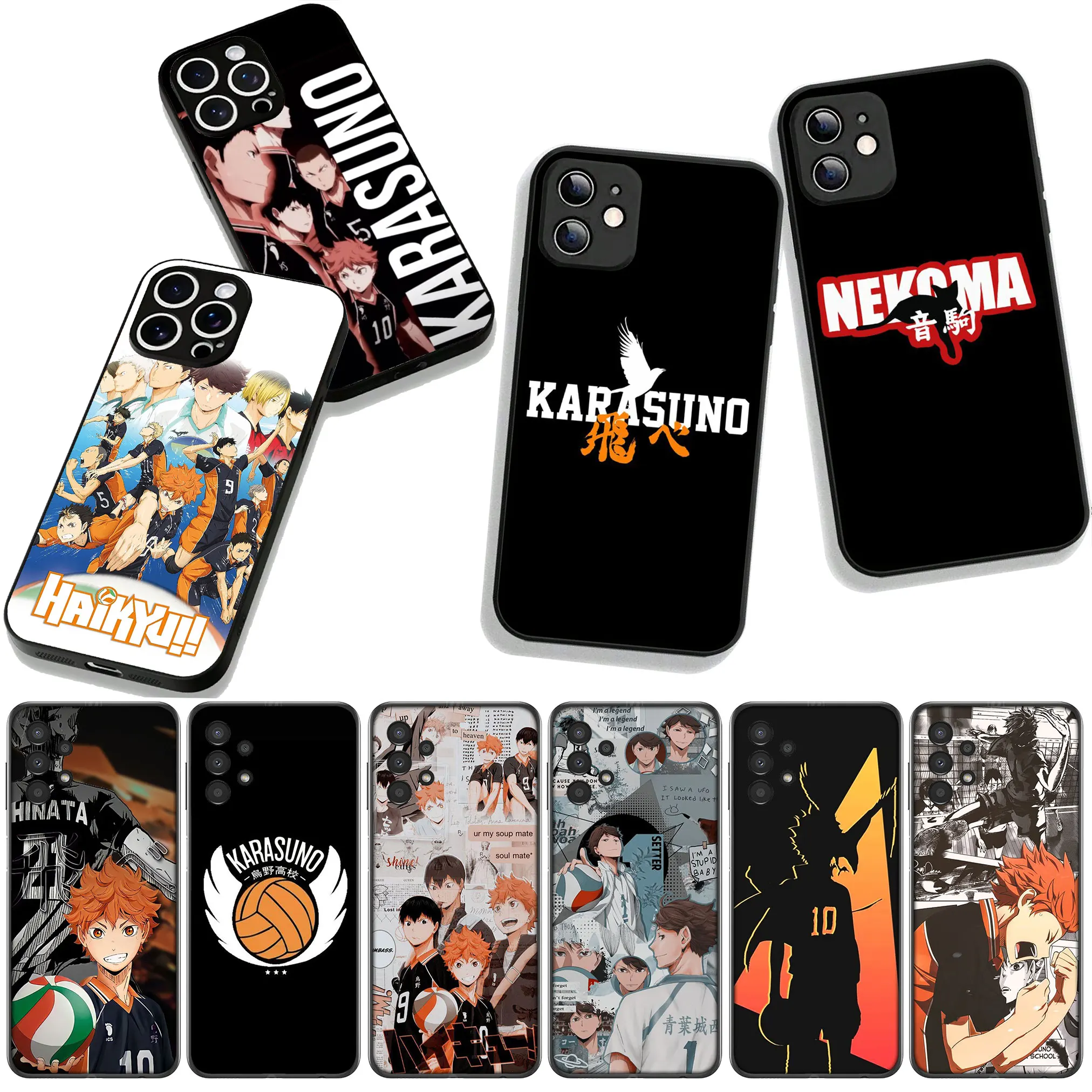 Toru Oikawa & Shoyo Hinata Haikyuu-Inspired Phone Cover Case