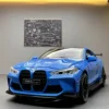 1:32 BMW M4 Coupe Alloy Sports Car Model Diecasts & Toy Vehicles Metal Toy Car Model Sound Light Simulation Collection Gift 1