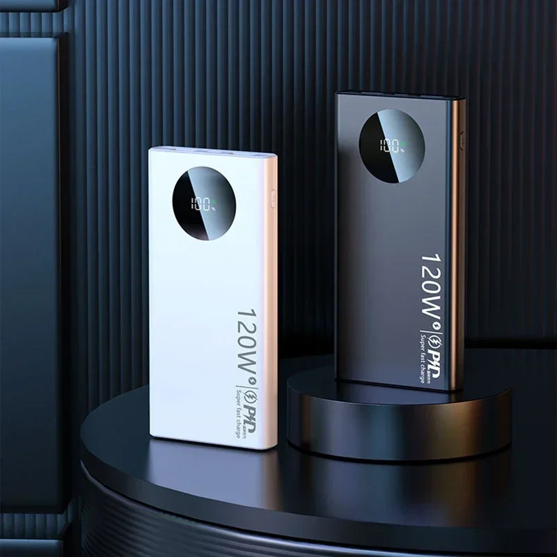 20000mAh Fast Charging Power Bank 120W High Capacity Powerbank Portable Battery