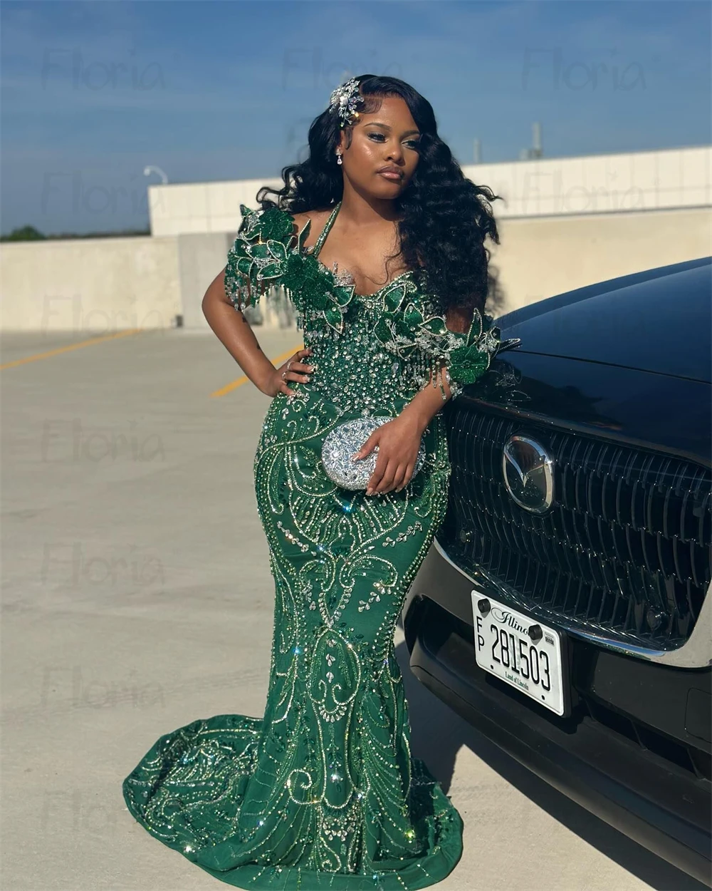 Lentejuelas Vestido Largo Verde Oscuro Vestidos De Fiesta De