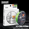 Kingdom Microfly 4 Strands Braided PE Fishing Line 0.2# 0.4# 0.6# 100m 9-12 LB High Quality Casting Far Carp Wire Fishing Tackle 1