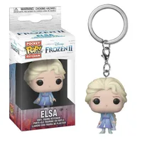 FUNKO POP Anime Frozen Popular Princess Elsa Anna Model Keychain Girl Funny Backpack Pendant Christmas Collection Gifts Keychain 2