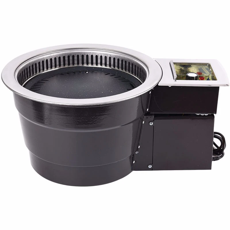Electric Smokeless Meat Grill Commercial Embedded Self-service Built-in Barbecue Grill BBQ Cook Griddle Home Kitchen Appliances 5
