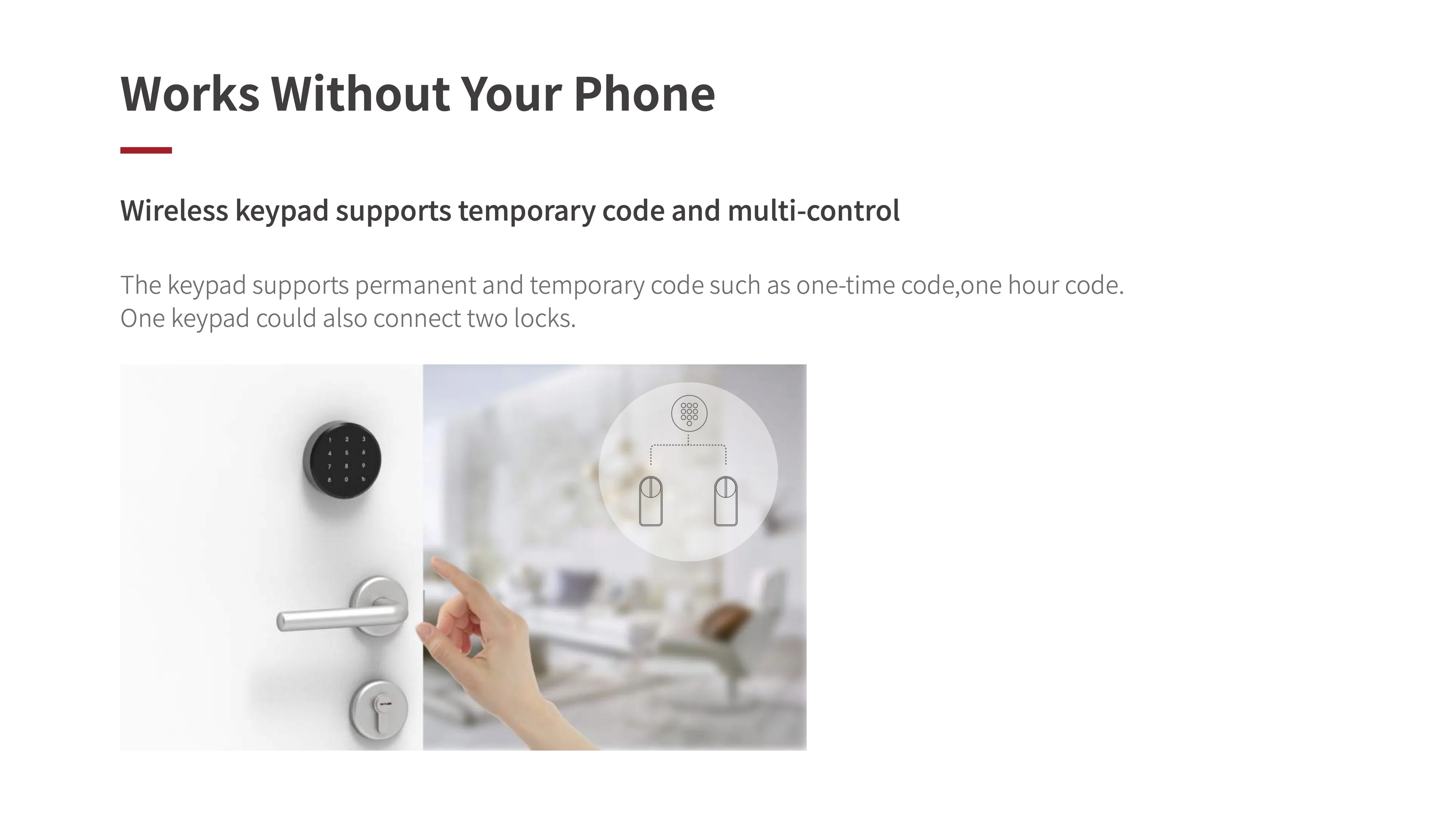 GIMDOW Bluetooth 호환 스마트 도어 잠금 장치는 Tuya 스마트 또는 스마트 라이프 APP 전자 잠금 장치로 스마트 키/번호/APP 잠금 해제 가능