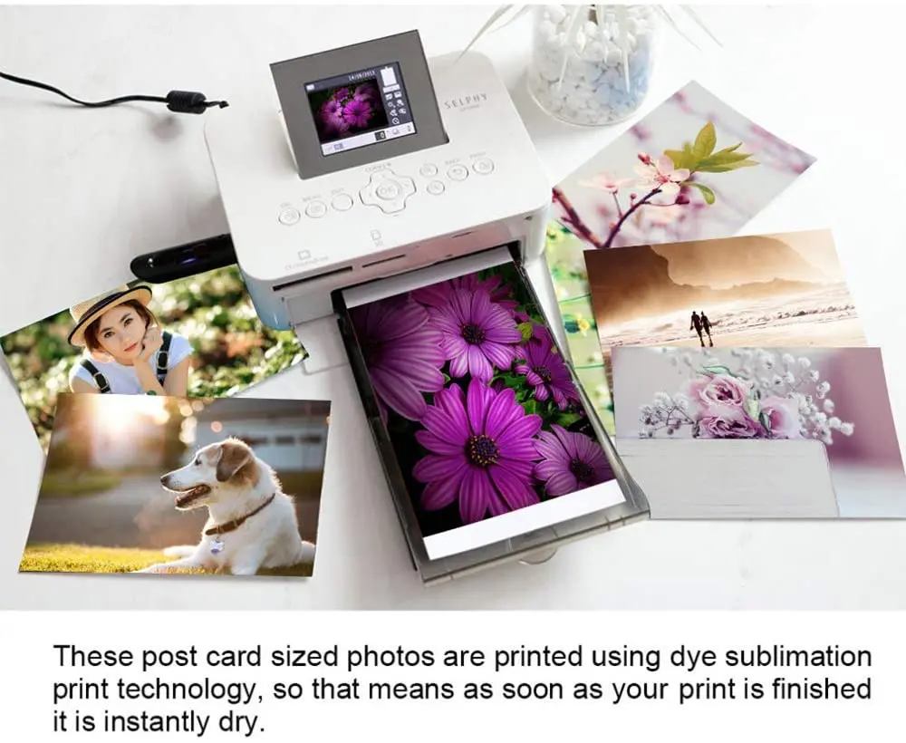 Compatible for Canon KP-108IN KP108 3 Color Ink Cartridge&108 Sheets Paper Set 100x48mm for Selphy CP1300 CP1200 CP910 CP1500