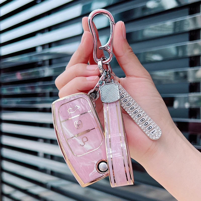 

Folding Key 3 Button TPU Car Key Case Cover For Ford Fiesta Focus 2 Ecosport Kuga Escape Falcon B-Max C-Max Eco Sport Galaxy