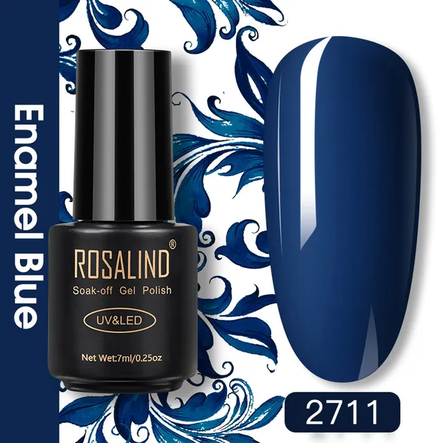 ROSALIND Nail Gel Polish Glitter Series Gel Varnishes All For Manicure Soak Off UV Lamp Nails Art Semi Permanent Gel Polish RA2711