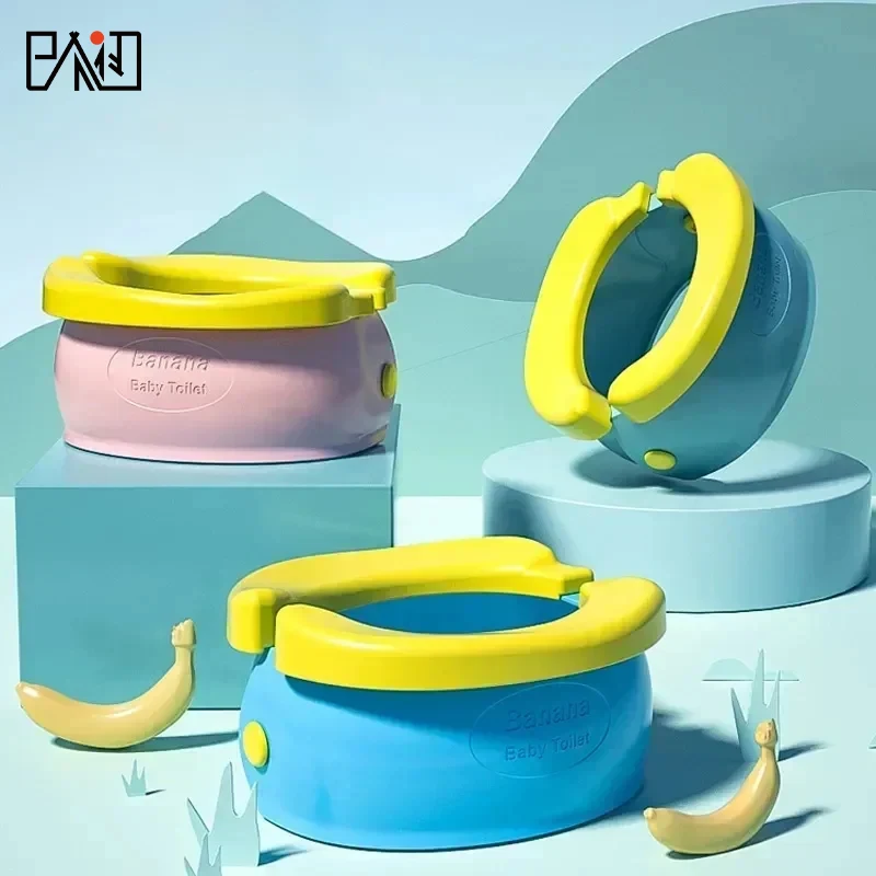 

Children's Portable Folding Toilet Car Toilet Travel Emergency Splash-proof Toilet Emergency Mobile Toilet For Camper Vehicles