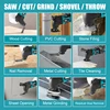 BABEQ 18V Brushless Oscillating Multi Function Tool 6 Gears Cordless Electric Trimmer/Shovel/Cutting Saw Decoration Power Tools 5