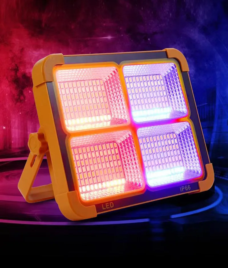 Description Picture 5 of item2000Watt Solar Outdoor Camping Light Portable Lantern Emergency Floodlight USB Tent Work Lamp Flashlight Warnning  Lighting SOS