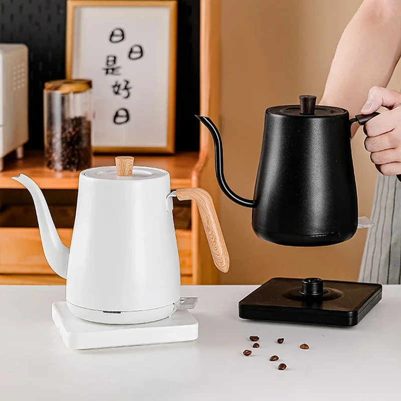 0.8L Gooseneck Electric Kettle 1000W Coffee Pot  Electric Water Heater Teapot Portable Kettle Jug Slender Mouth Pot 110V 2