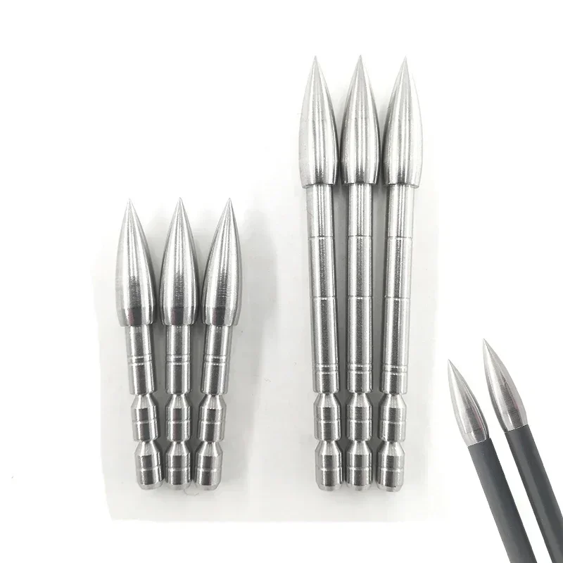 Linkboy Archery Broadhead ID4.2mm Arrows Shaft Point Tips 80/100/120/150/200gr Arrowhead Arrow BOW Hunting 12pcs archery arrowhead archery arrows