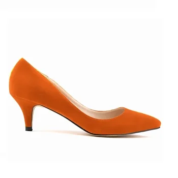 Spring and Autumn 2026 Women Pumps 5cm High Heels Solid Color Breathable Rubber Non slip Sole Latex Insole Work Wedding Shoes 1
