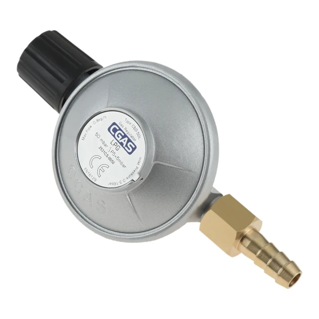 1 Pc Alacsony Nyomású Propán 50Mbár Ártalmatlanító Palack Csatlakozás Szabályozó Állítható Gomb Szeleptel Megfelelő Tábor Kályha Grillfűtéshez - Image 4