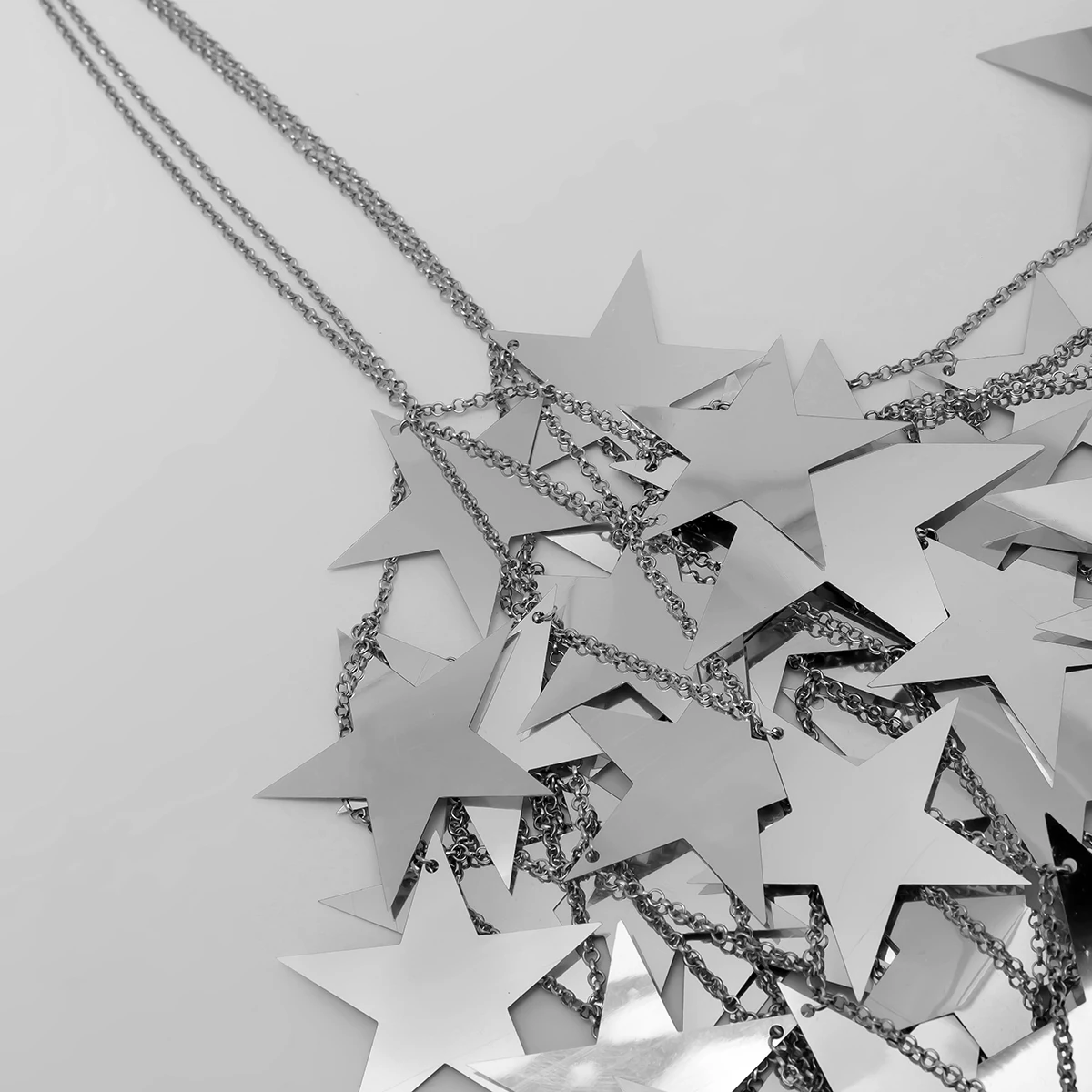 IngeSight.Z Sexy Star Sequins Hollowed-out Body Chain For Women Mini Top And Skirt Bras Chain Bikini Chain Nightclub Party