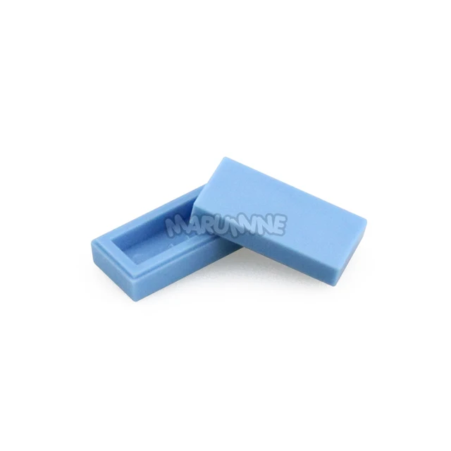 Marumine 200PCS 1x2 Tile Building Blocks Bulk Accessories Brick 3069 MOC Bricks Floor Parts DIY Learning Toys Mass Pack for Kids 6