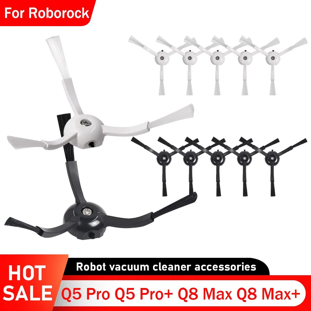 Side Brush Accessories For Xiaomi 1S Roborock S5 S6 S5MAX S50 S60 S7 Max S8 Pro Ultra E4 E5 Q5 Pro Q8 Max T8 Robot Vacuum Parts