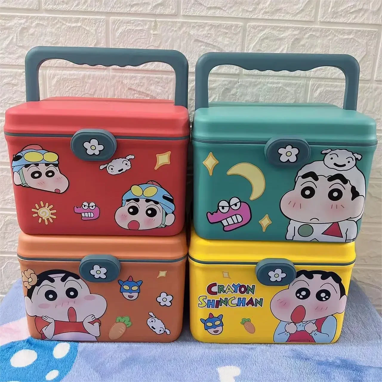 Crayon Shin-Chan Creative Portable Medicine Kit Cartoon Medicine Storage Household Emergency Medicine Box
