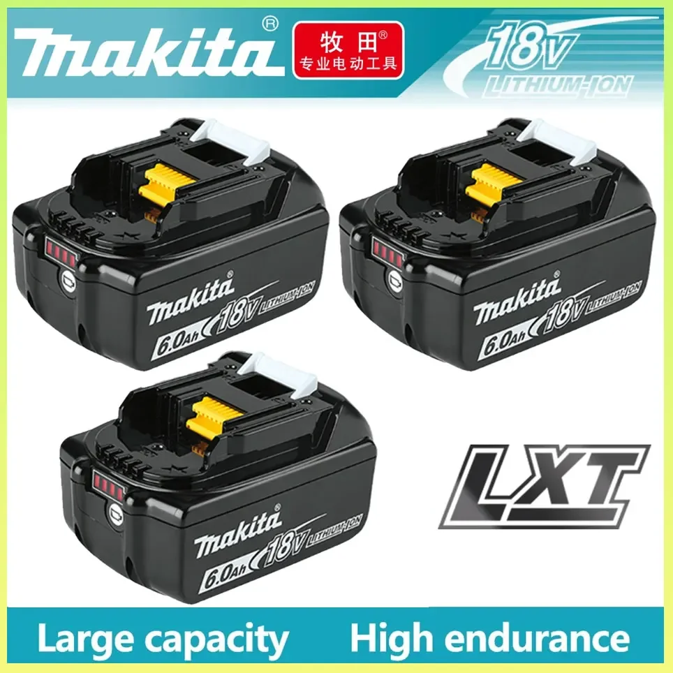 

Genuine/Original Makita 18v battery bl1850b BL1850 bl1860 bl 1860 bl1830 bl1815 bl1840 LXT400 6.0Ah for makita 18v tools drill