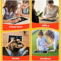 11/13/16 Inch Kids Chalkboard LCD Writing Board Tablet Drawing Painting Educational Toy for Children Aged 3-8 Years Boys Girls - Image 5