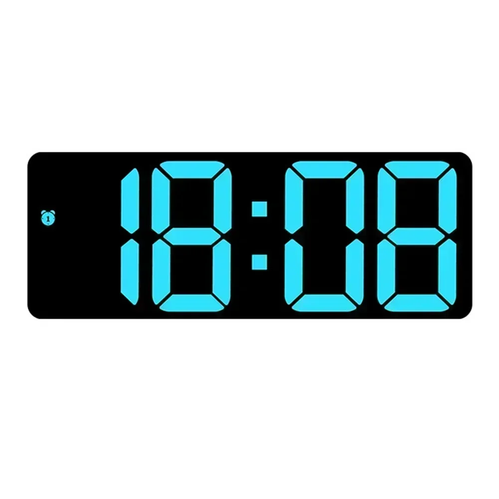 Smart Electronic Clock with Bright Display, Voice Control, and Multifunctional Features