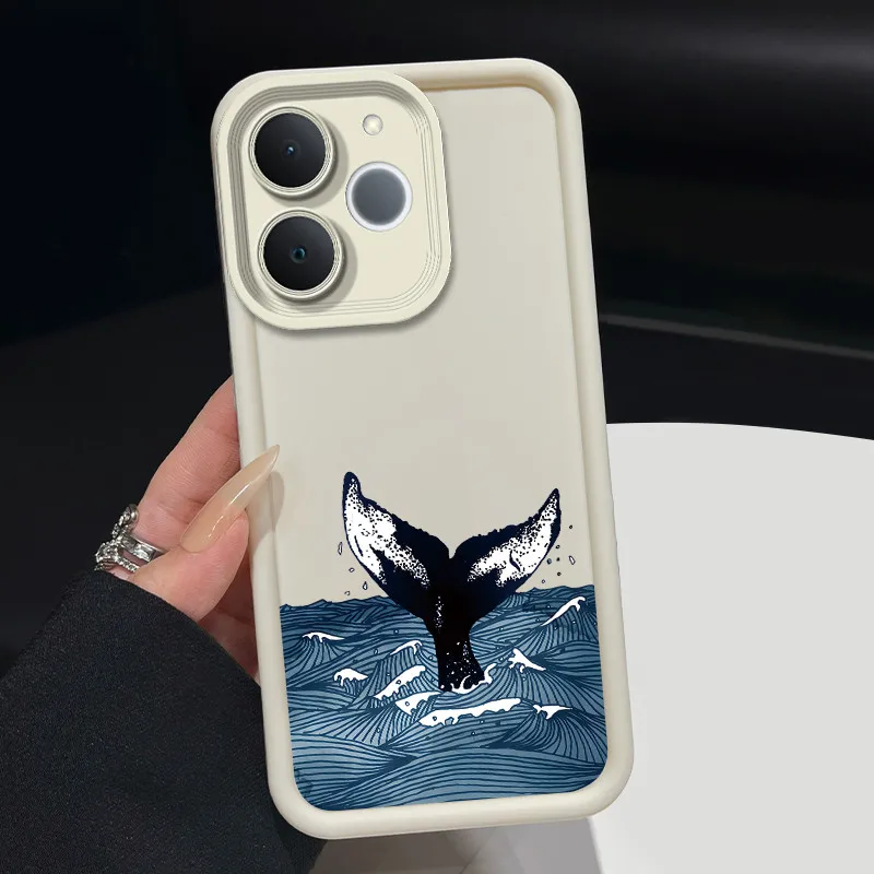 Sleek Anti-Scratch Soft Phone Case with Full Camera Protection and Contemporary Design