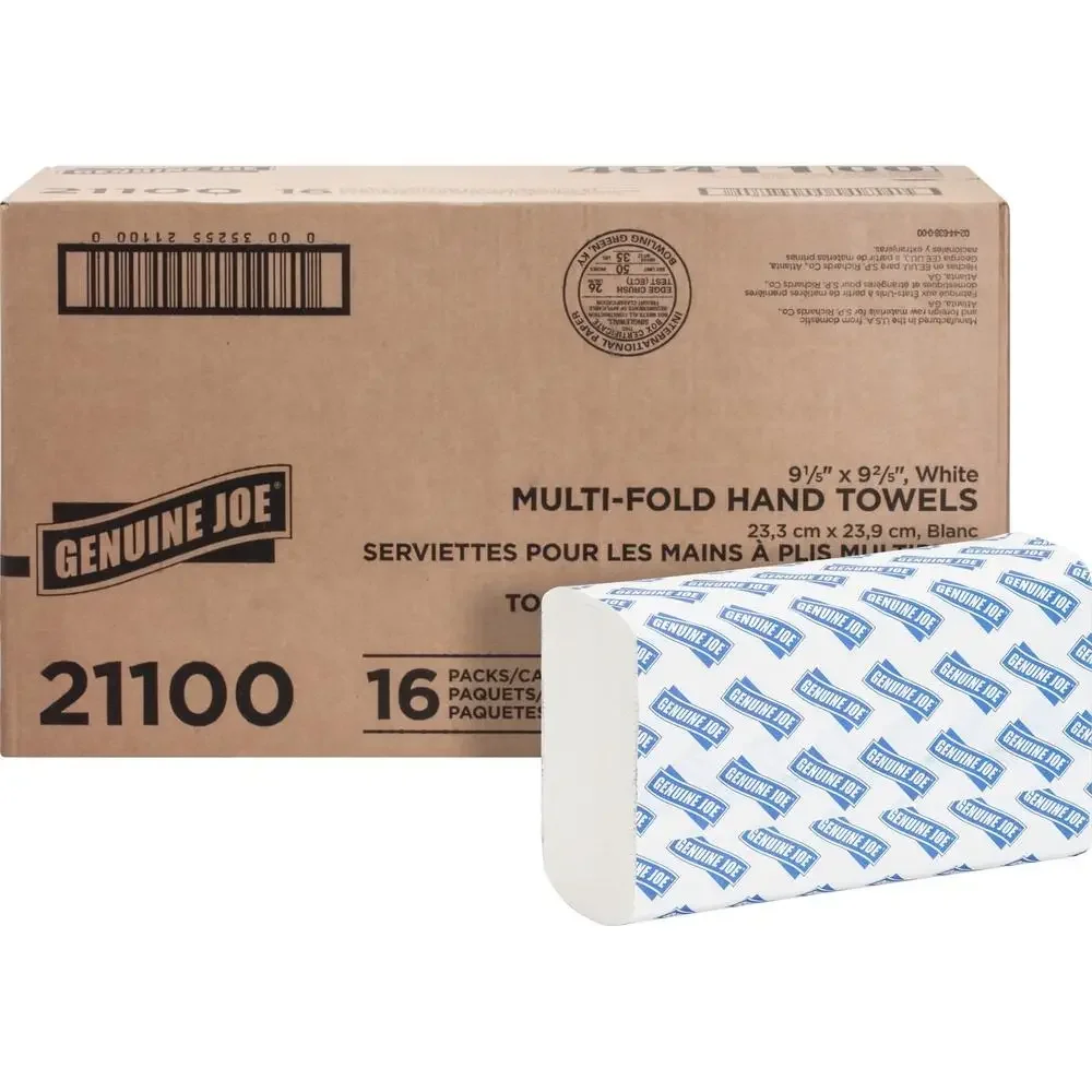 6 Pack Multifold Towels 250 Sheets per Pack 16 Public Environments Eco-Friendly Deeply Embossed Ideal Restrooms Recycled