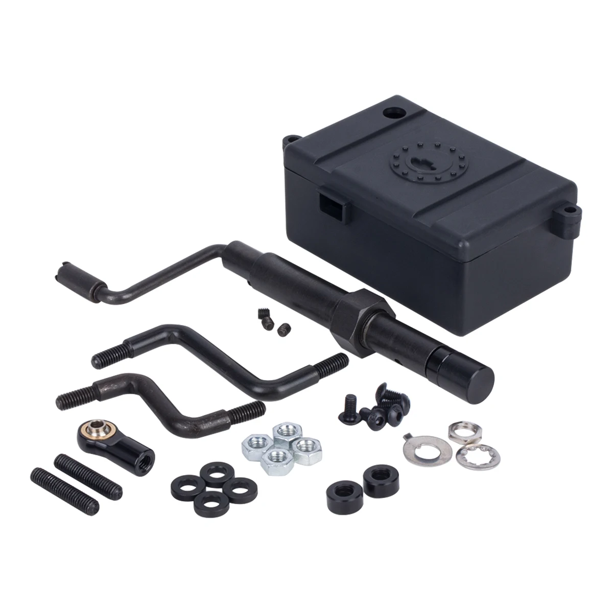 軽量ダブルアクスル,金属製トレーラーバケット,フラットプレート,1/10