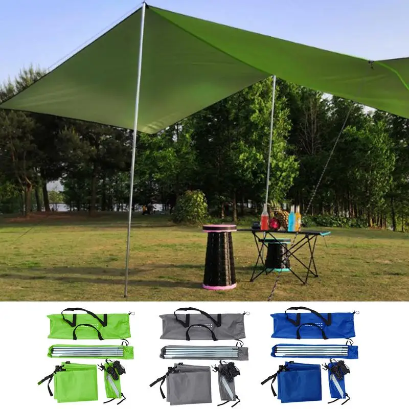 

Car Trunk Camping Tent Tarp Sunshade Waterproof Portable Car Side Awning Rooftop Sun Shelter Shade Canopy Outdoor Travel Hiking