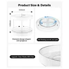 360° Rotating Storage Tray 2 Tier Lazy Susan Bathroom Countertop Organizer, Cosmetics And Perfume Organizer 6