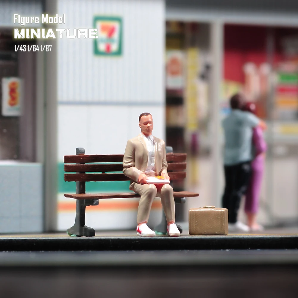 Miniatures 1/87 1/64 1/43 1/24 1/18 Male Female Figure Diorama Street Scene Sand Table Photography Props Model Toy for Cars image 15