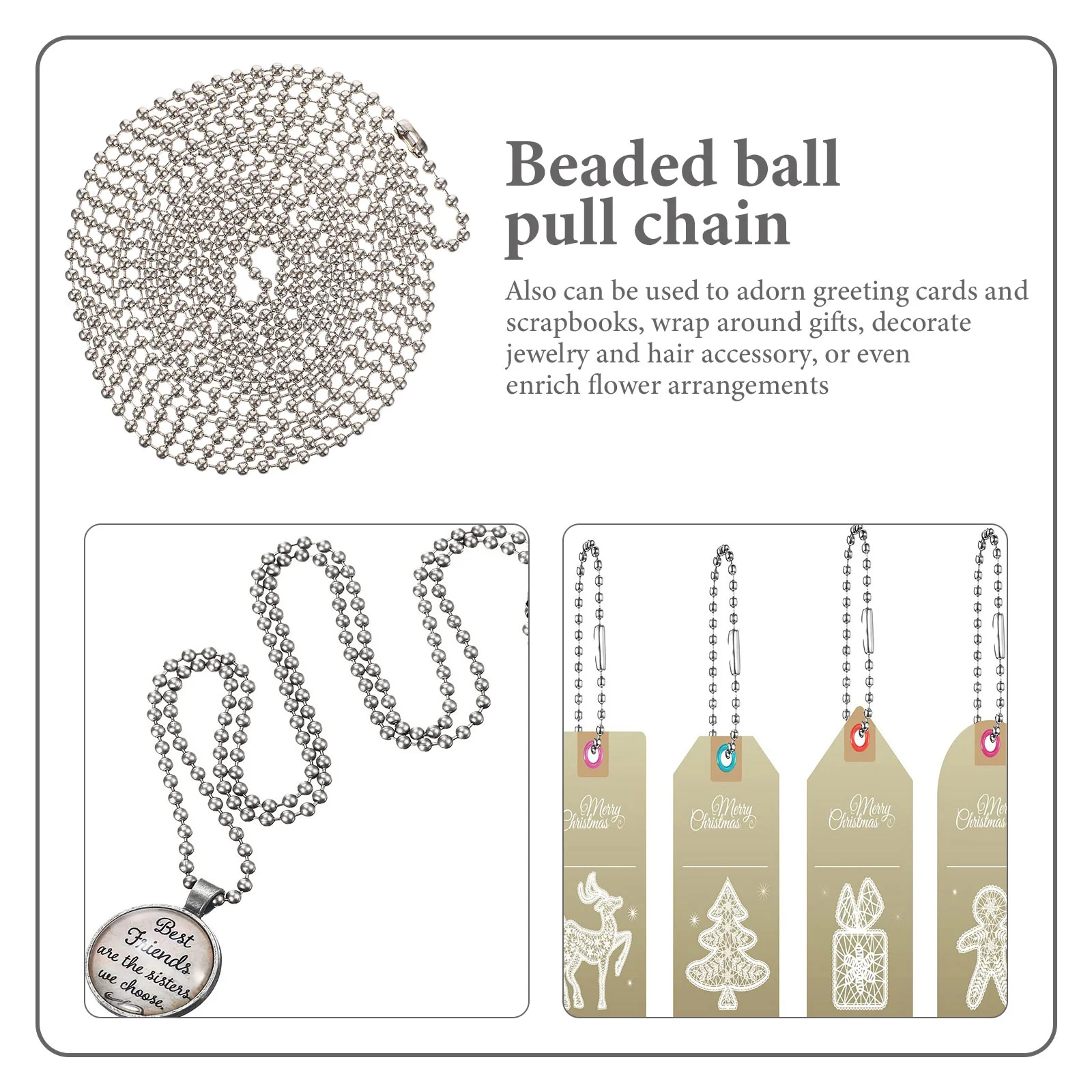 Clip Collegamento Catena Tende A Rullo - 20 Pezzi, Acciaio Inox, Per Catene 4.5mm - Foto 12