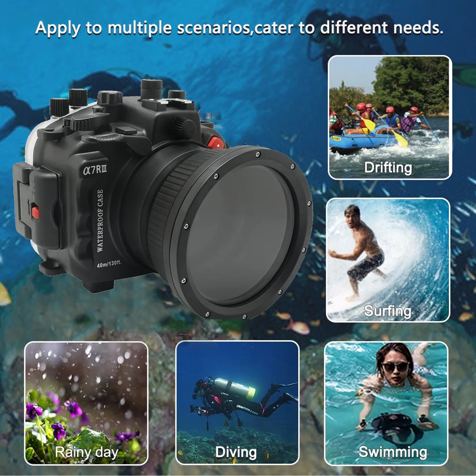 Seafrogs  A7iii A7riii A7r3 A7m3 (16-35mm)  40m/130ft  Ͽ¡