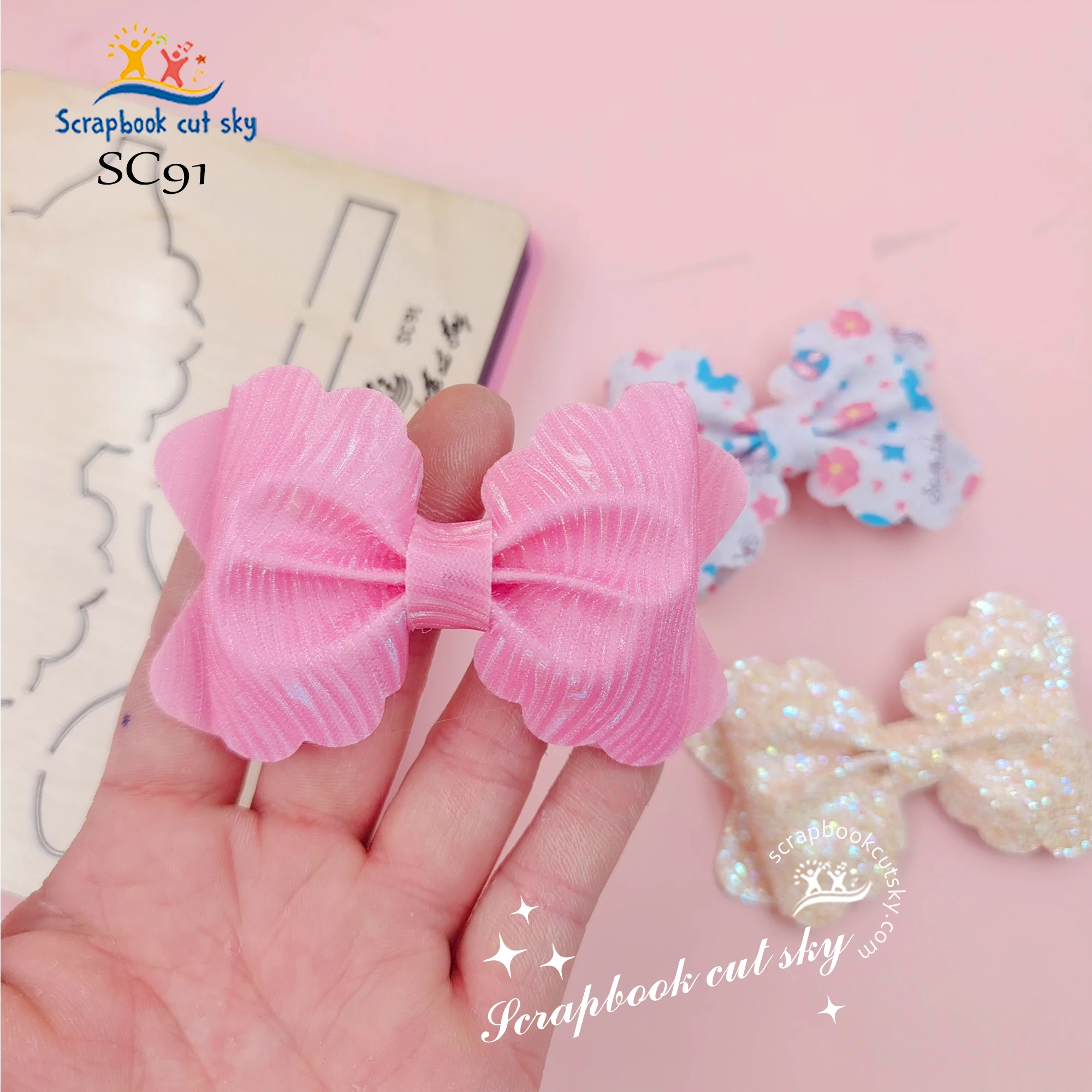 

ScrapbookCutSky-SC91 BOW Wood Cutting Knife Die Is Used With The Machine