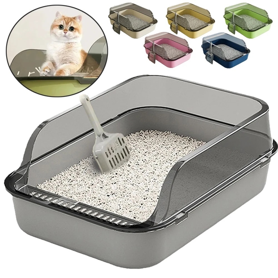 & The most popular and convenient Cat Litter Box with litter shovel pet supplies with Litter Scoop