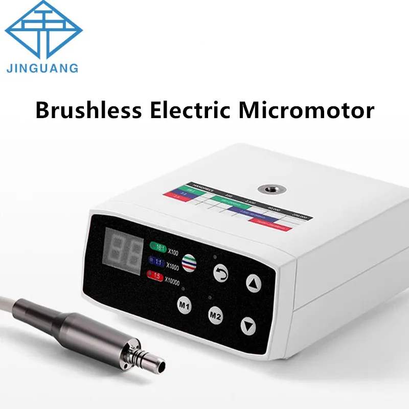 

Dental Brushless Micromotor Electric LED Micro Motor Internal Water Spray with Fiber Optic Handpiece Dentist Equipment