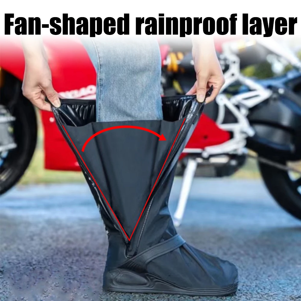 Motorcycle Scooter Bike motorcycle shoe cover Unisex Shoes Protectors 1 Pair Non-Slip Boot Covers L/XL/XXL Size For Rainy Snowy Day