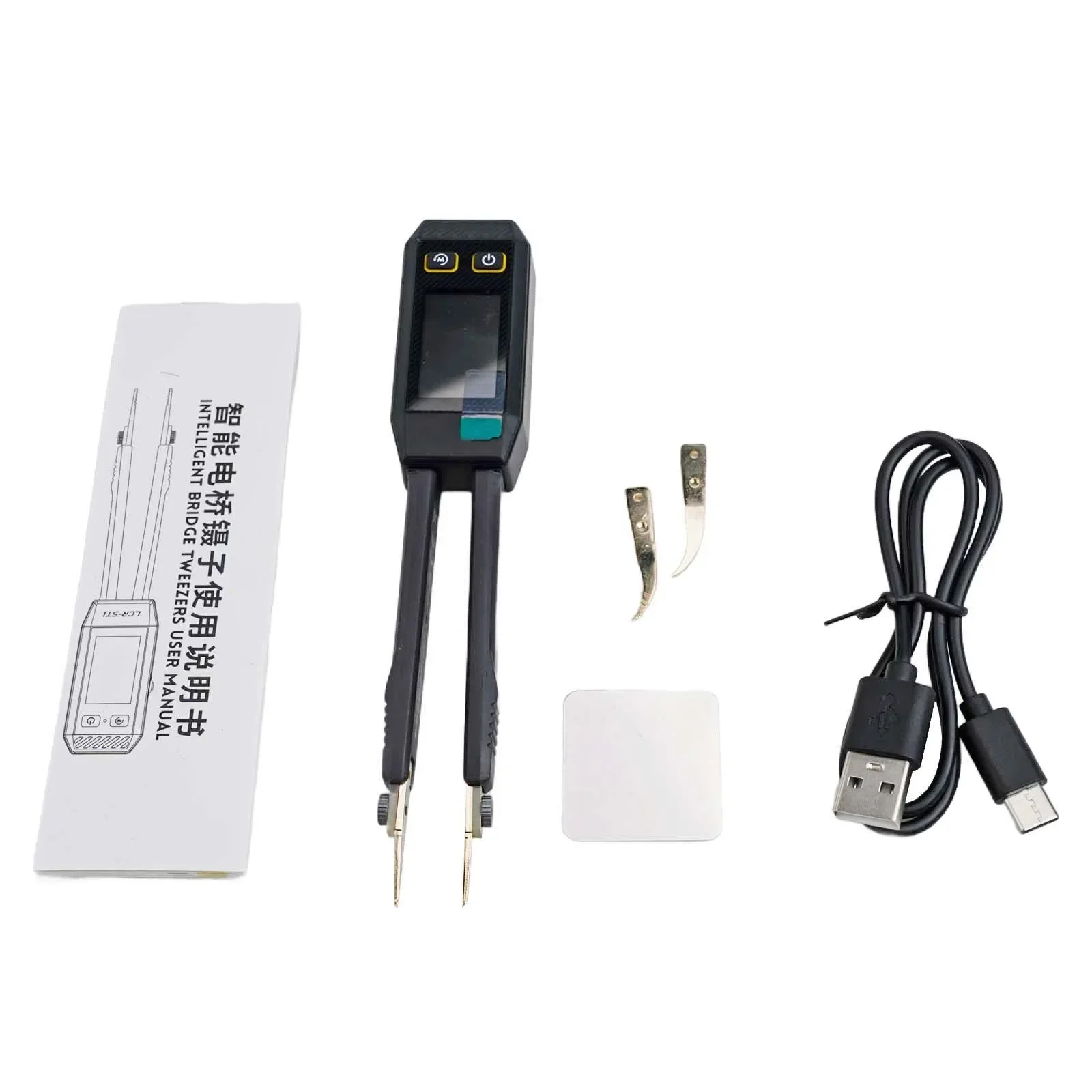 LCRST1 Digital Tweezers Three Frequency Test Intelligent Identification Convenient Operation Flexible Assembly