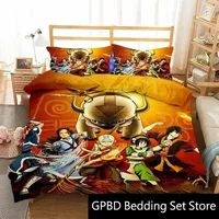 3D Print Avatar The Last Airbender Bedding Set Double Twin King Duvet Cover Comforter Pillowcase Boys Girls Adults Bedroom 1