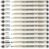 Micro Fineliner Pens, Black Drawing Art Pens, Waterproof Ink Set Artist Sketch Outline Pen, Precision Drawing and Sketching Kit 1