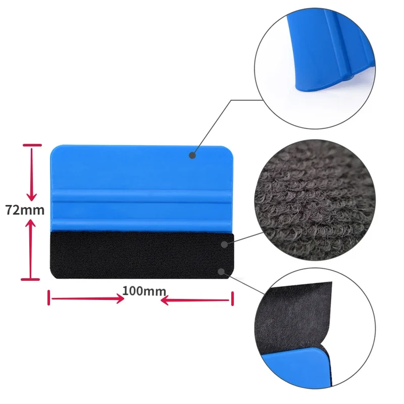 Car Wrapping Tools Carbon Fiber Car Tools Vinyl Wrap Film Sticker Wrapping Auto Window Tint Foil Magnetic Stick Squeegee Razor Scraper tool